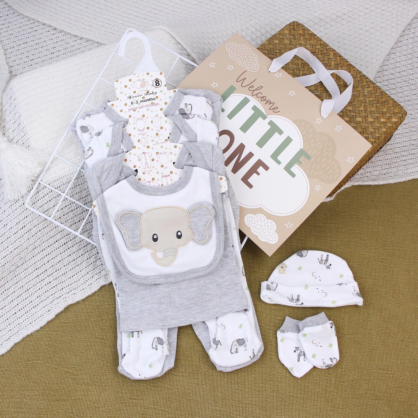Combinaison en coton pour nouveau-né