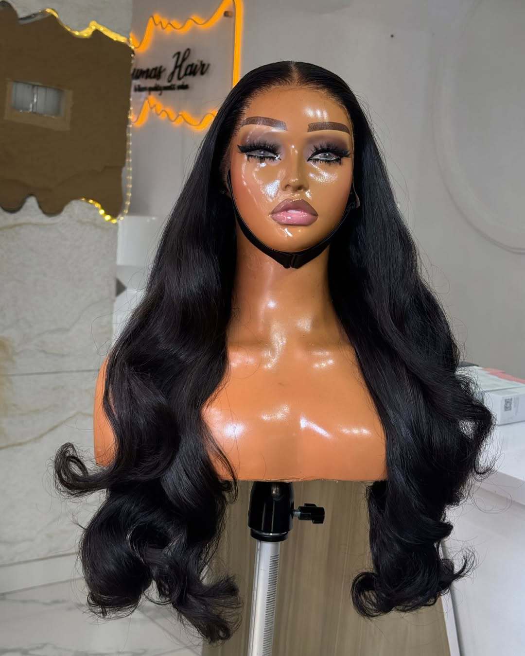 perruque en cheveux humains