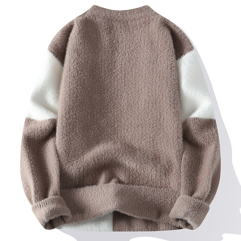 Pull décontracté à col rond