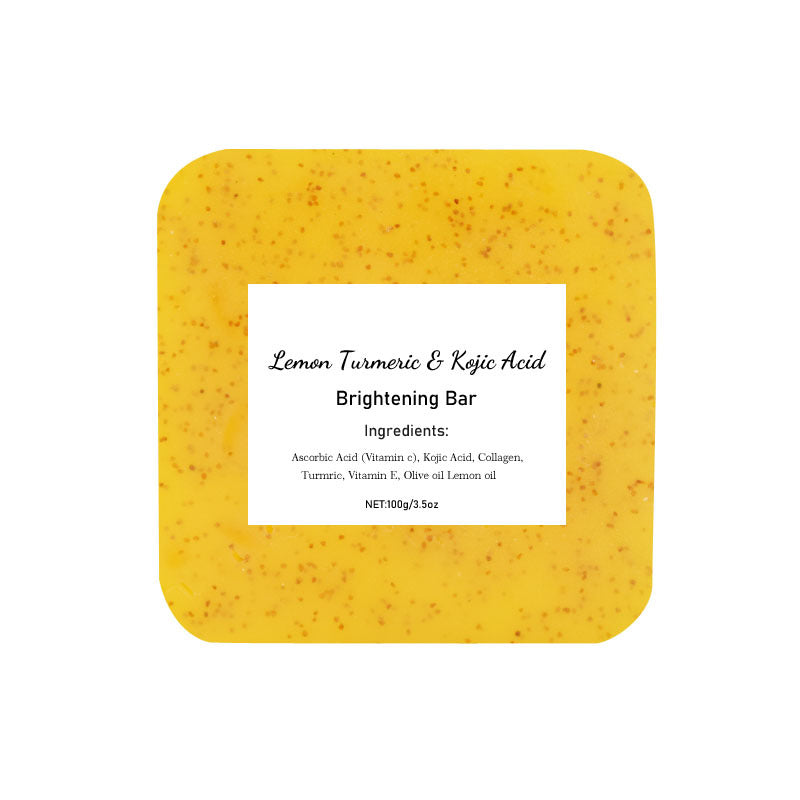 Savon au curcuma, granules de citron, savon à l'acide kojique