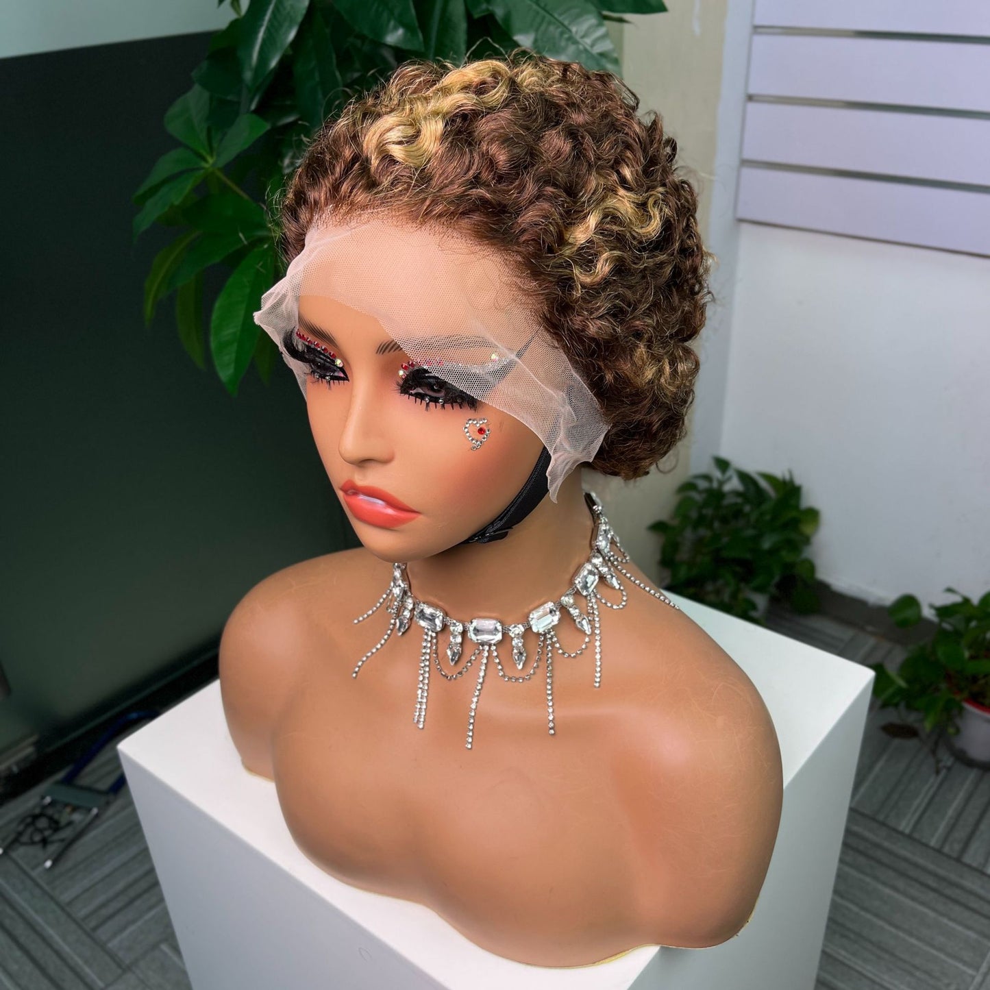 perruque en cheveux humains