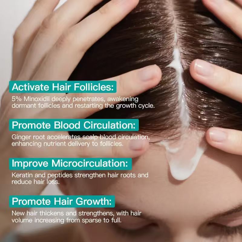 Creme de massage du cuir chevelu