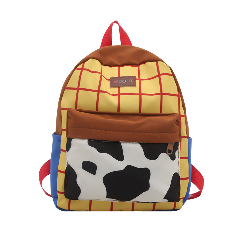Sac à dos scolaire léger en dessin animé pour enfants