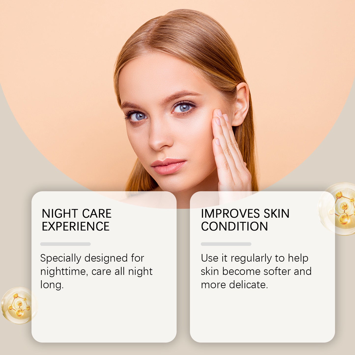 Masque facial hydratant Hoygi pour une peau douce
