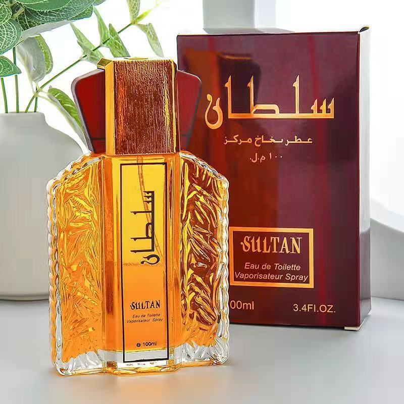 Parfum pour homme du Moyen-Orient, à la fragrance légère et longue tenue.