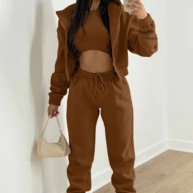 Sweat à capuche et pantalon décontractés pour femmes
