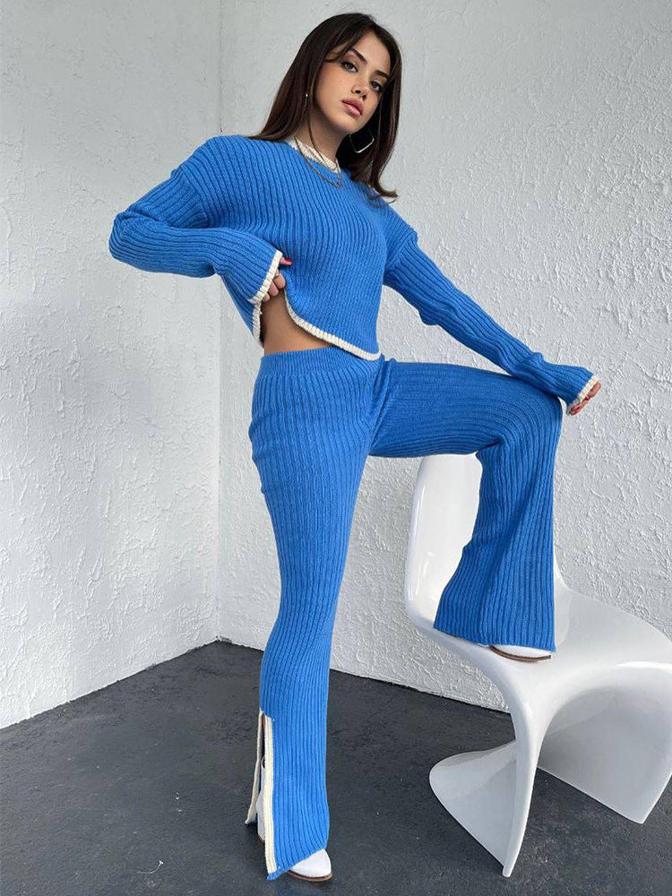 Haut et pantalon en tricot