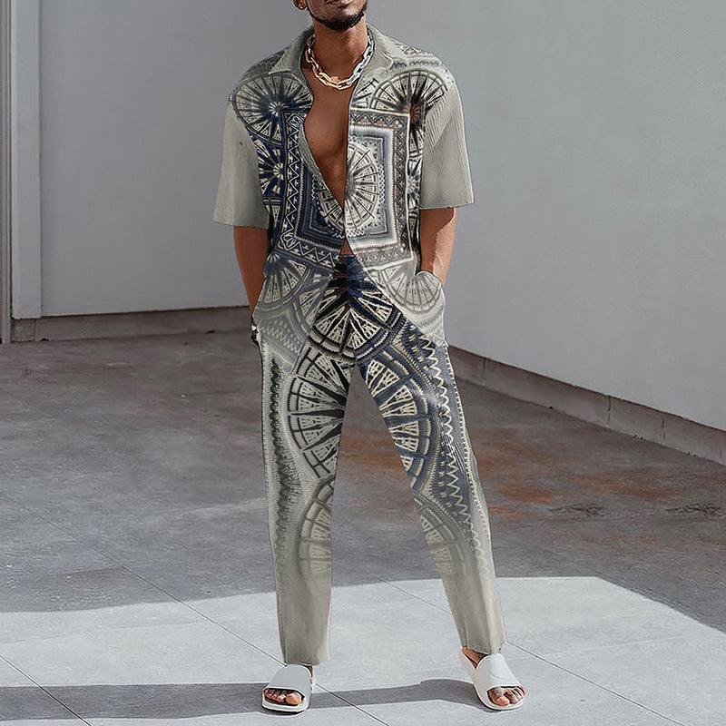 Chemise à manches courtes pour homme