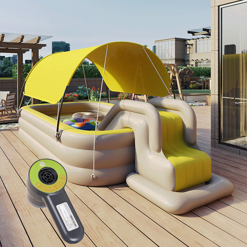 Piscine gonflable pour enfants avec parasol