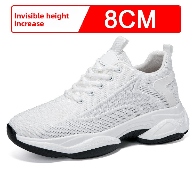 Chaussures décontractées respirantes pour hommes avec augmentation de taille