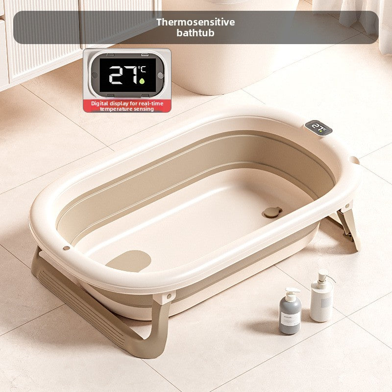 Baignoire pliable pour bébé avec accessoires