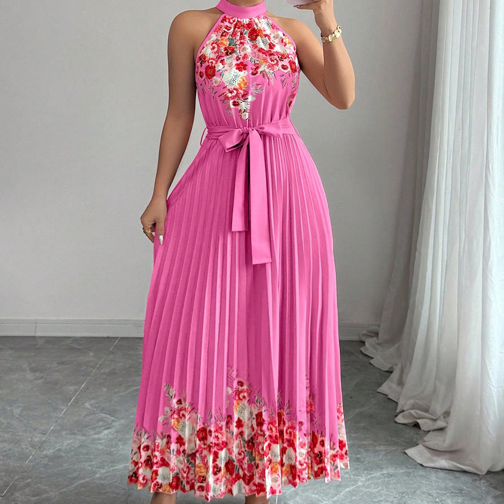 Robe à manches longues en dentelle ajourée