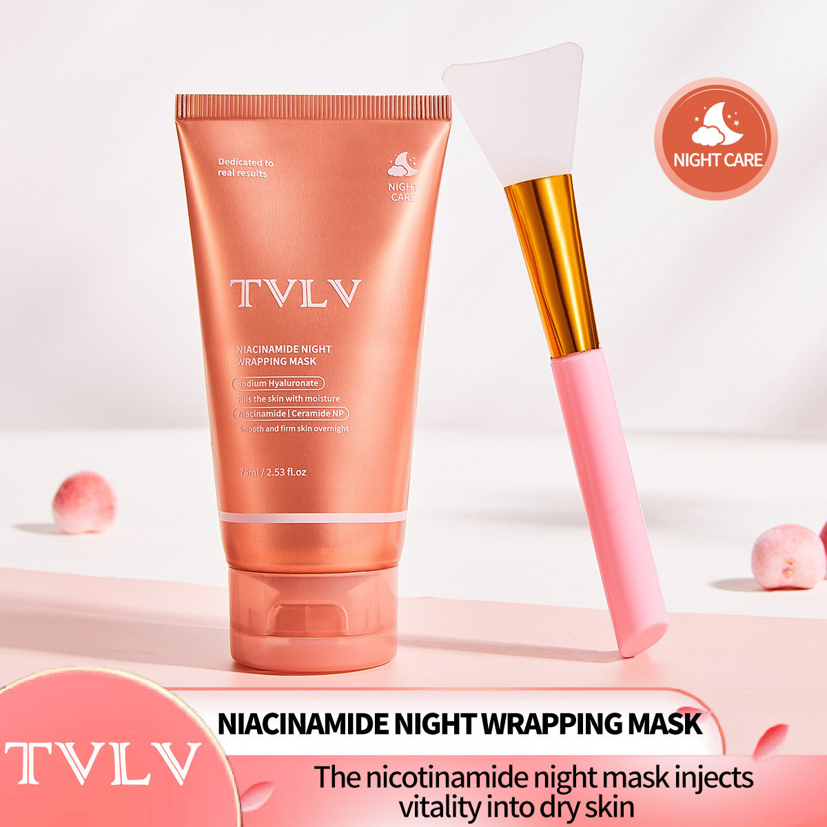 Masque peel-off hydratant au collagène et à la niacinamide
