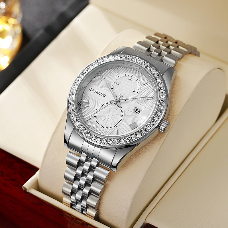 Montre Homme Quartz Acier Inoxydable Étanche