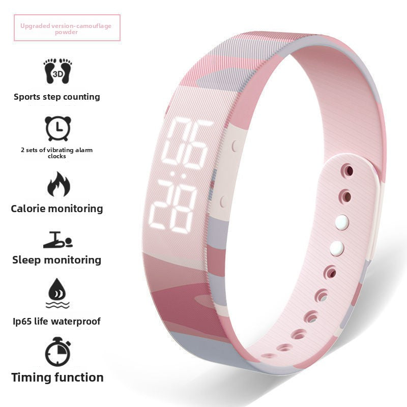 Montre réveil à vibration silencieuse multifonction