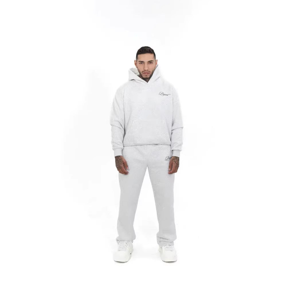 Ensemble sweat à capuche à strass étoilé