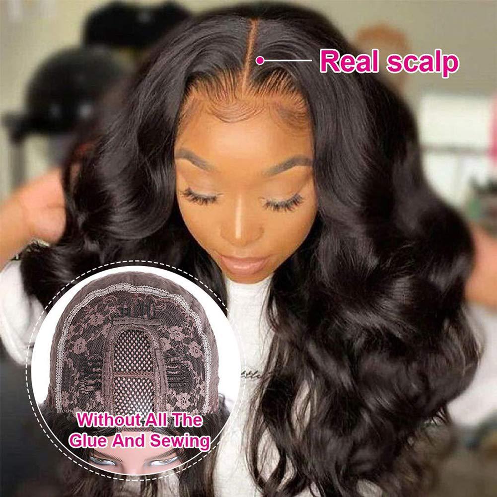 Perruque U en cheveux humains