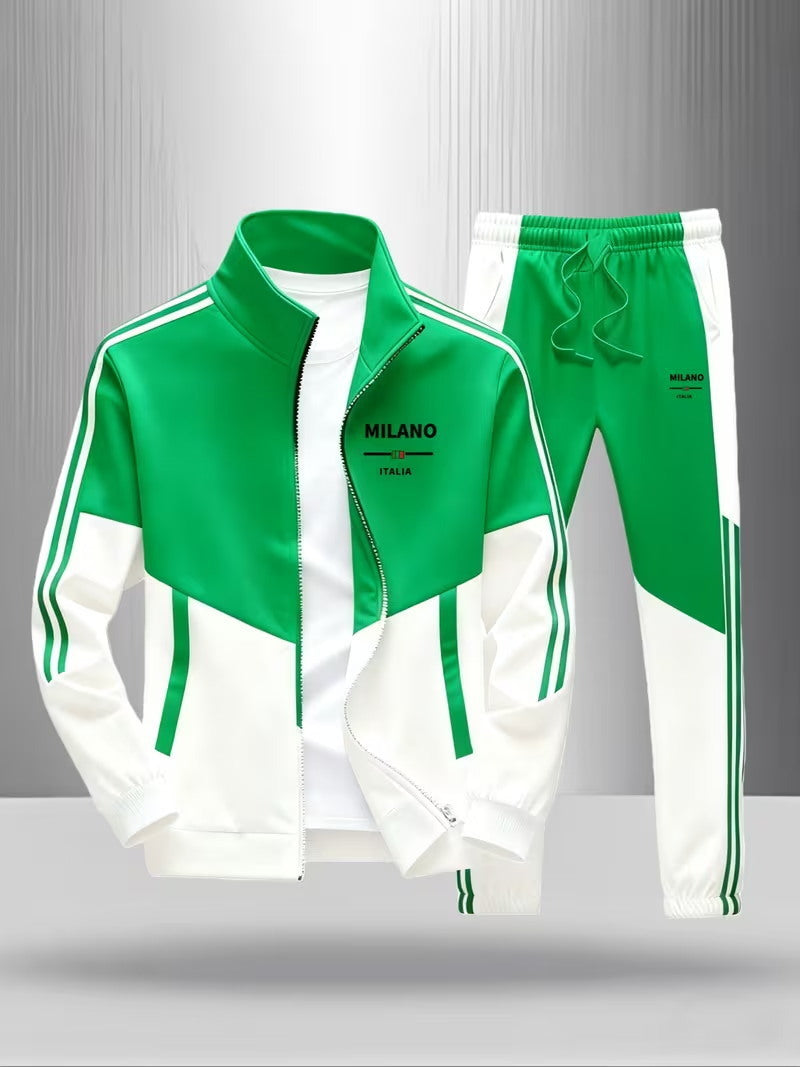 Ensemble veste zippée et pantalon pour hommes