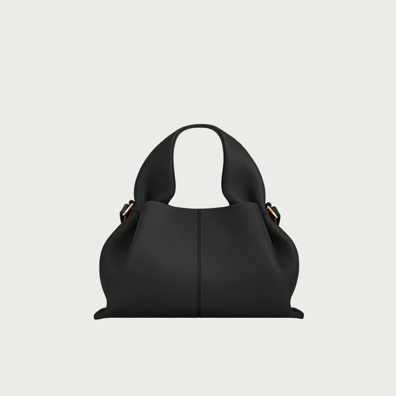Sac bandoulière en cuir véritable à motif raviolis