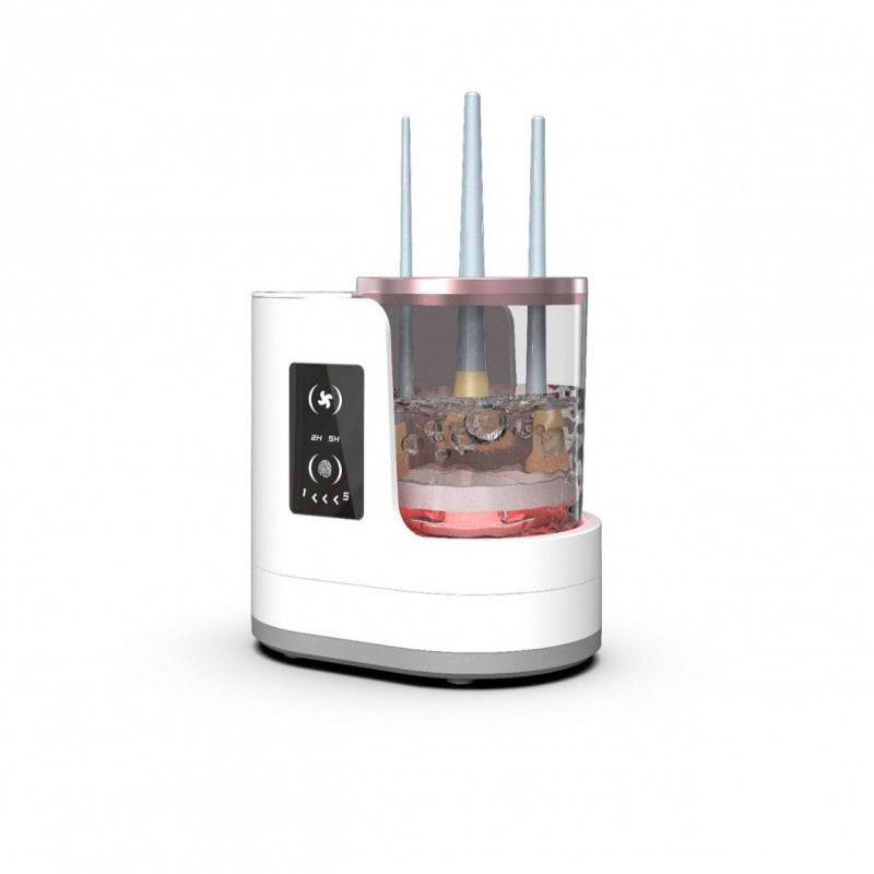 Nettoyeur automatique de pinceaux de maquillage avec fonction de séchage