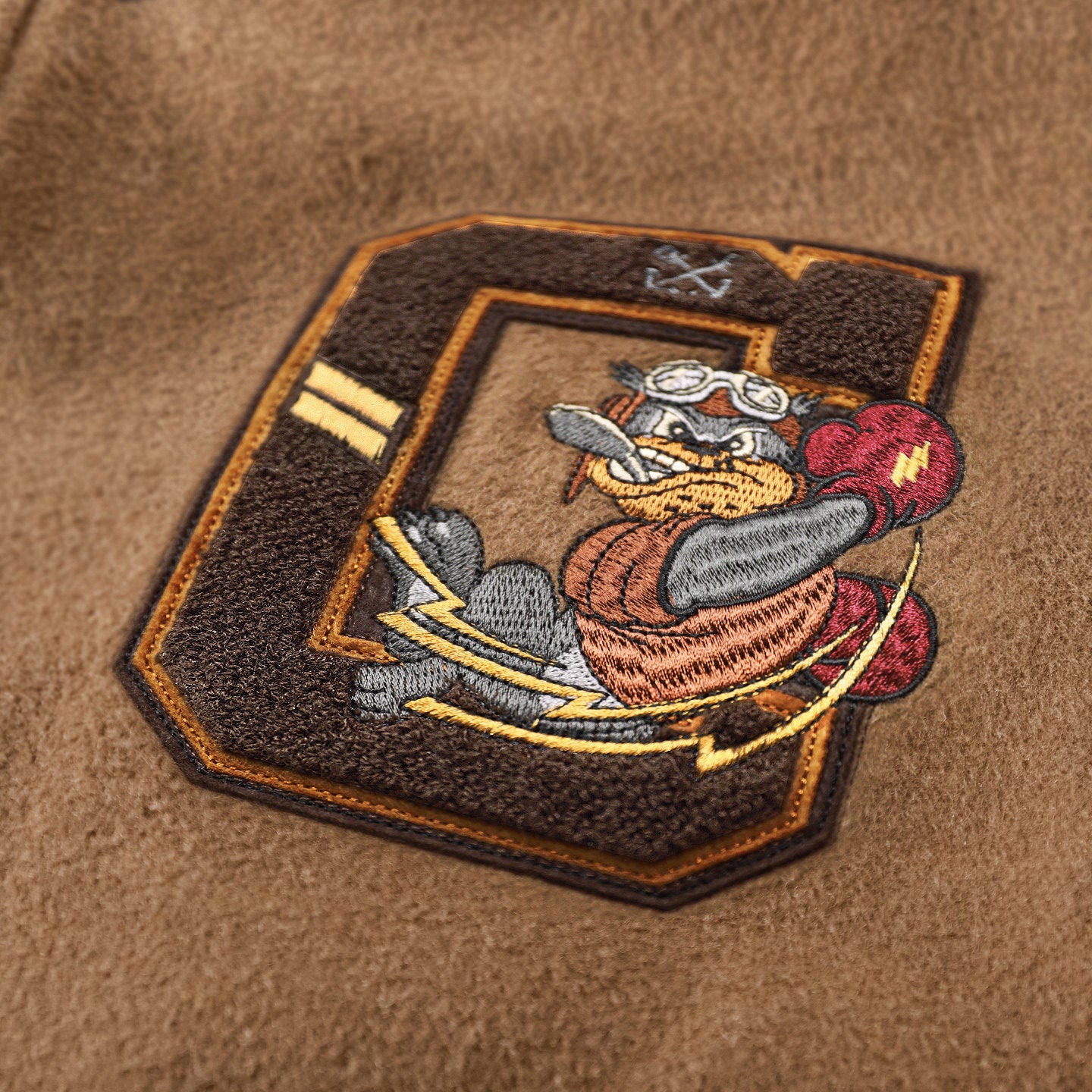Veste de baseball en laine