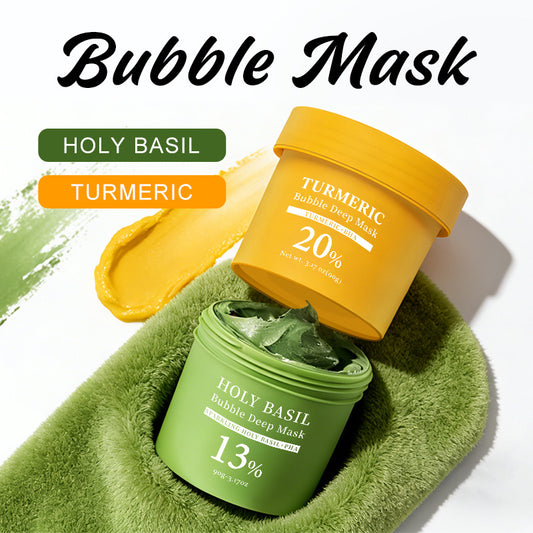 Masque purifiant en profondeur à la boue et aux bulles carbonatées