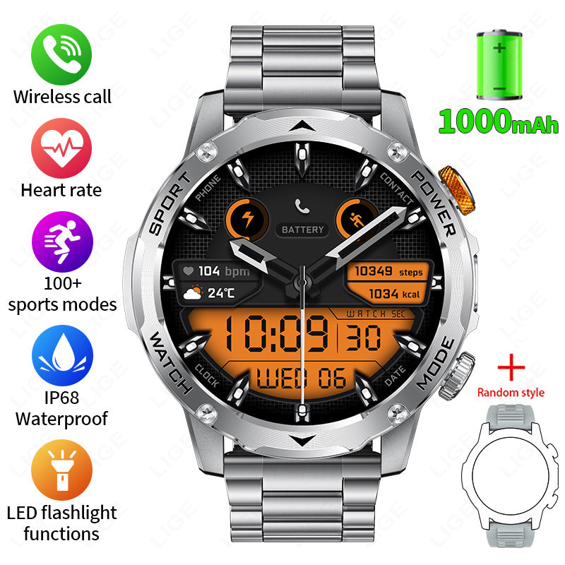 Montre intelligente Bluetooth avec suivi de santé