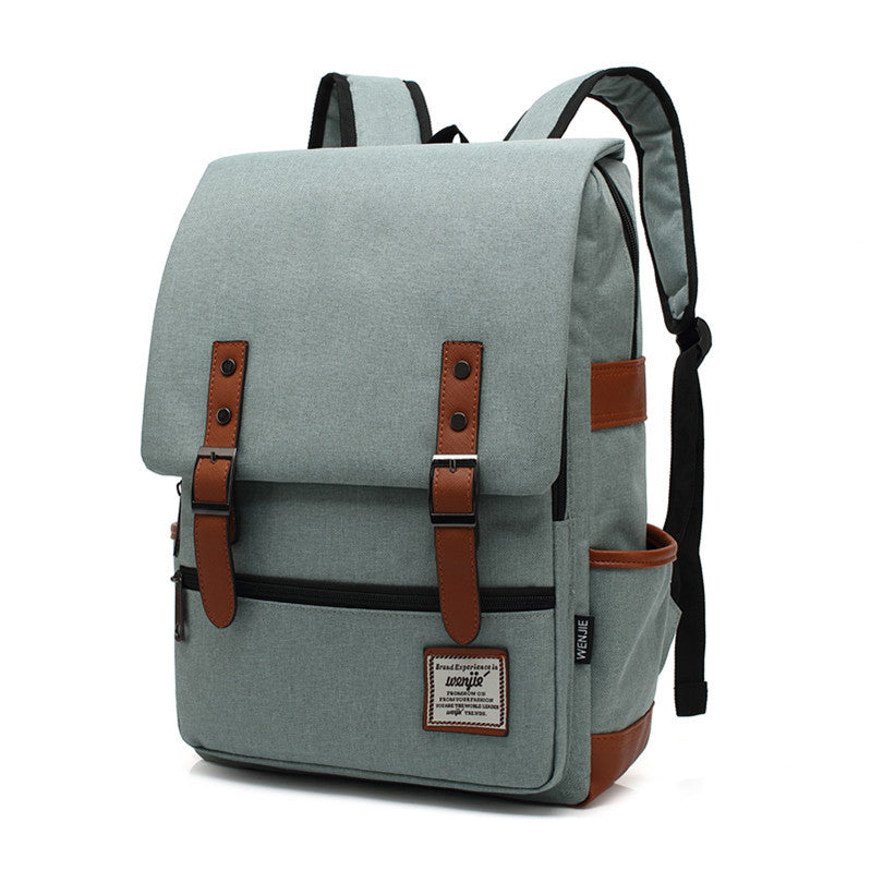 sac à dos de voyage en toile extérieure rétro pour hommes et femmes, de grande capacité