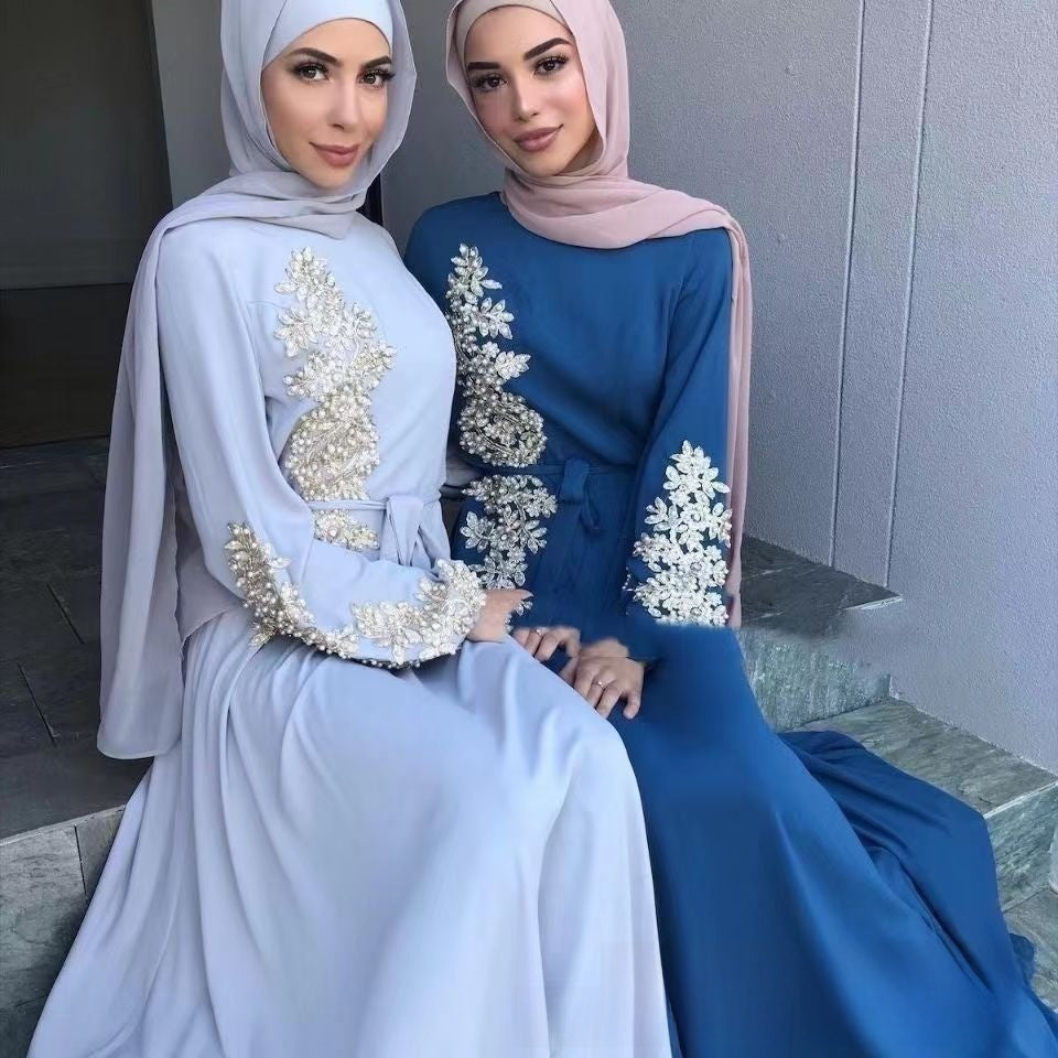 Robe Abaya à Manches Longues pour Femmes