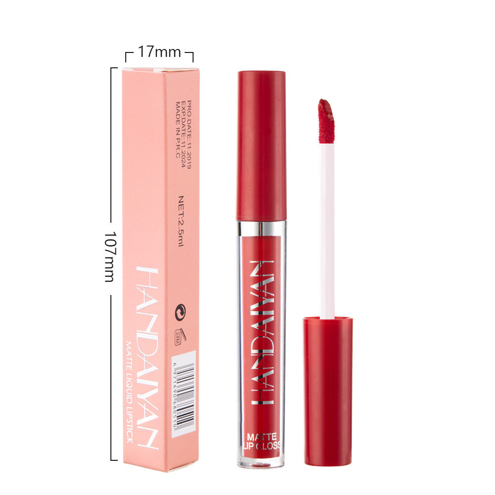 Rouge à lèvres liquide mat en 12 couleurs
