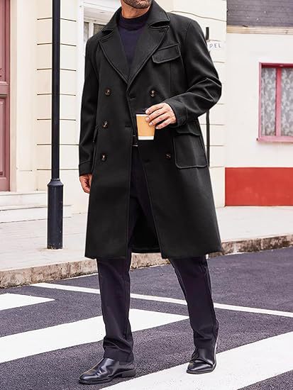 Manteau en laine pour homme