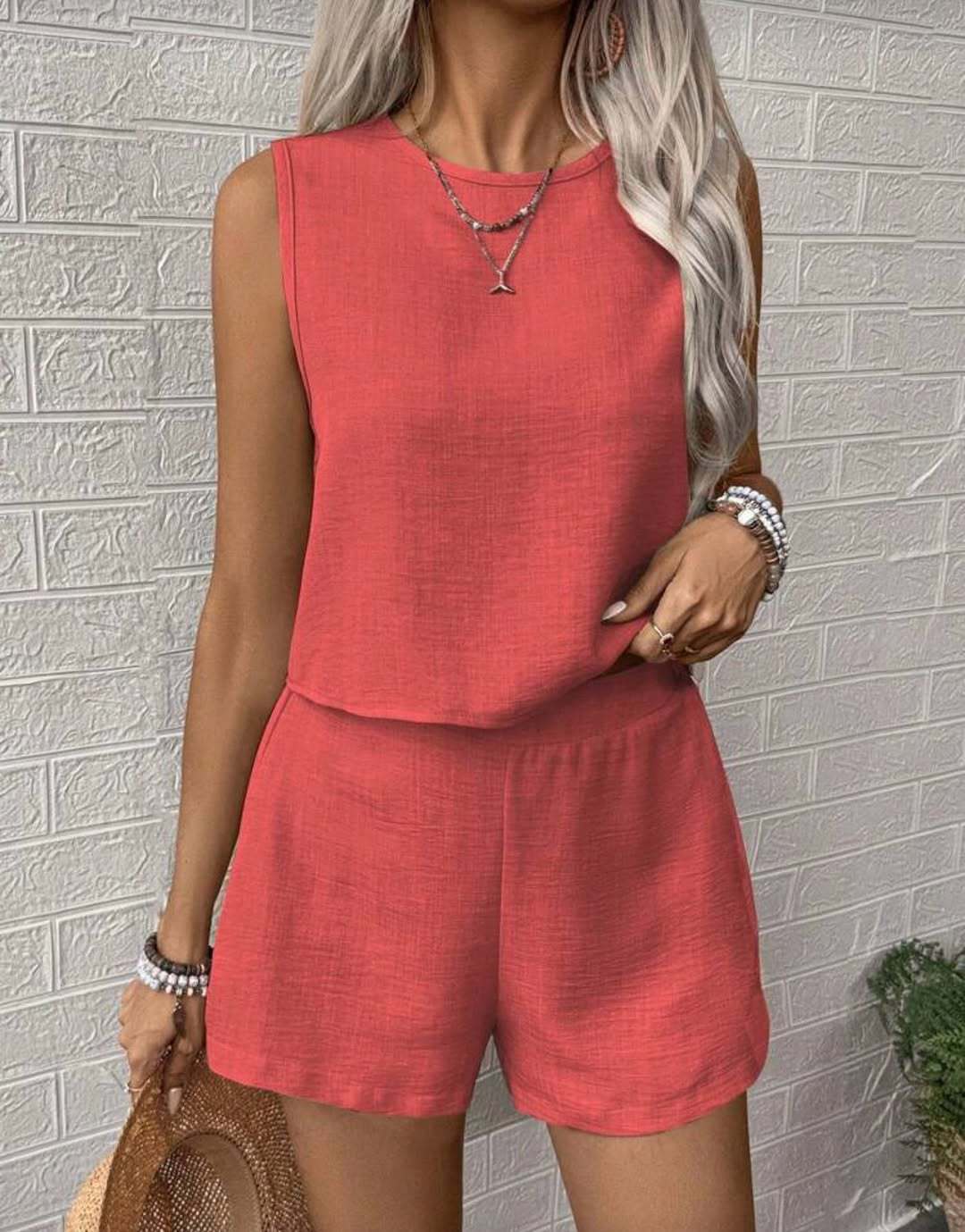 Gilet et short décontractés