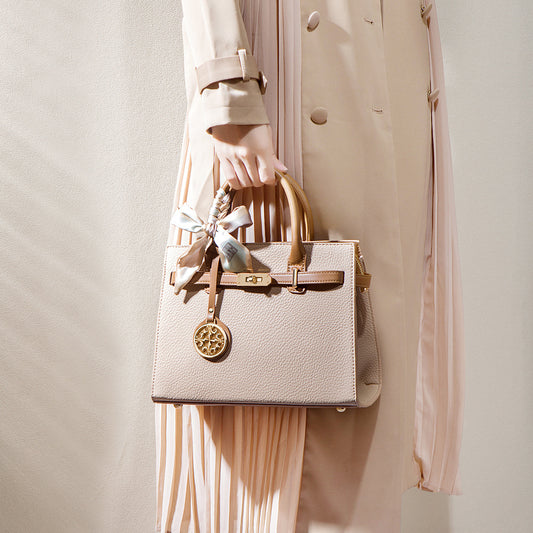 Sac bandoulière élégant en cuir PU avec détail nœud