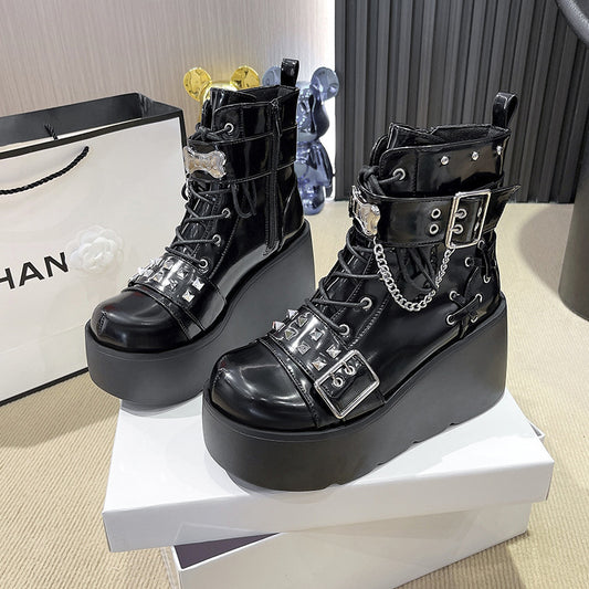 Bottes à plateforme Dr. Martens