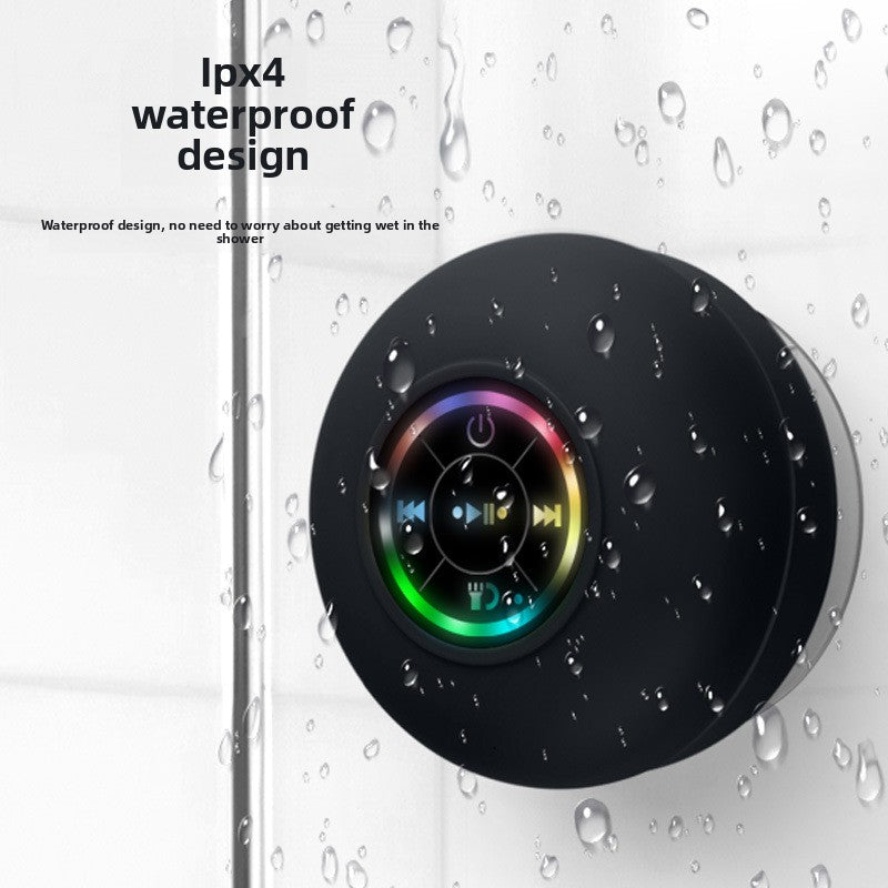 Enceinte Bluetooth étanche avec lumière LED