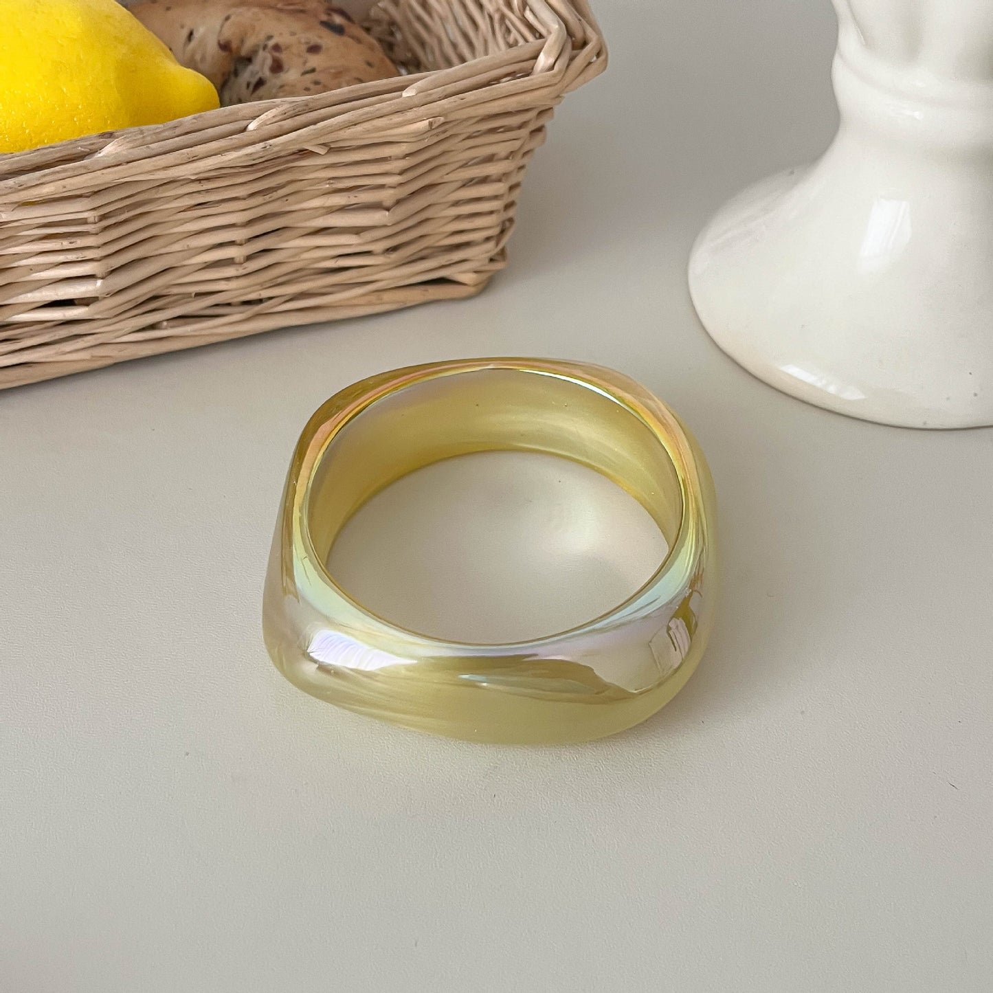 Bracelets en acrylique transparent