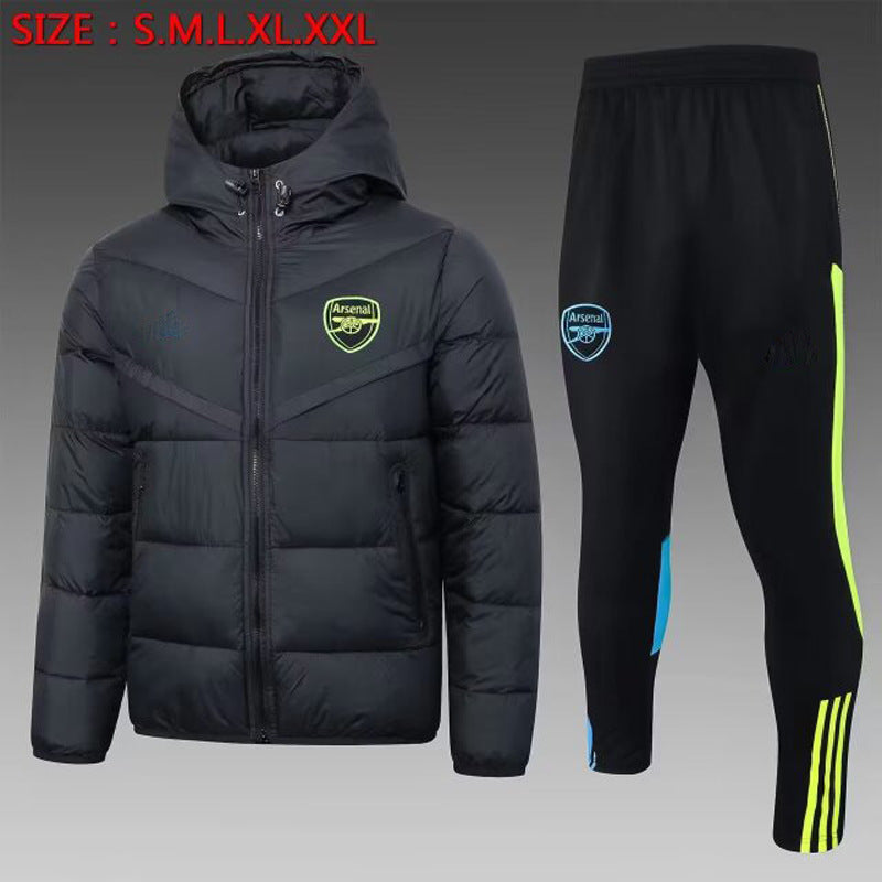 Manteau d'hiver uniforme d'entraînement de football