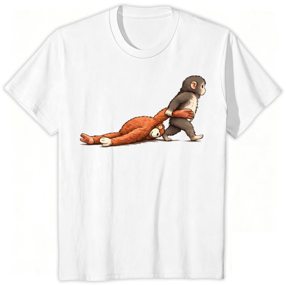 T-shirt à motif graphique Punch Monkey