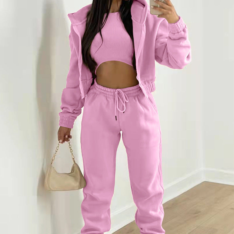 Sweat à capuche et pantalon décontractés pour femmes