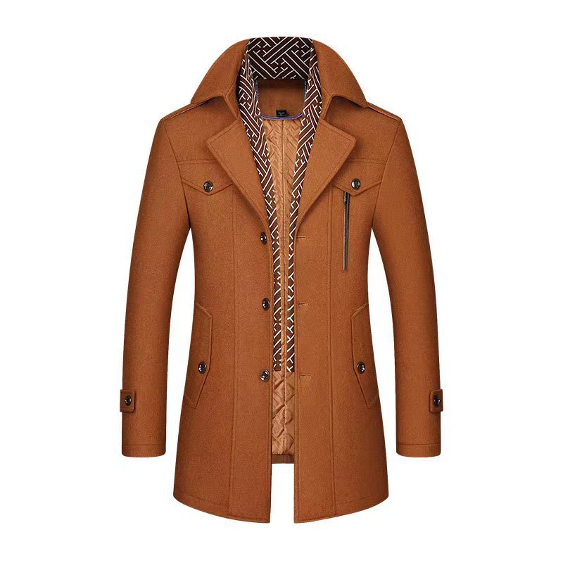 Manteau en laine pour homme