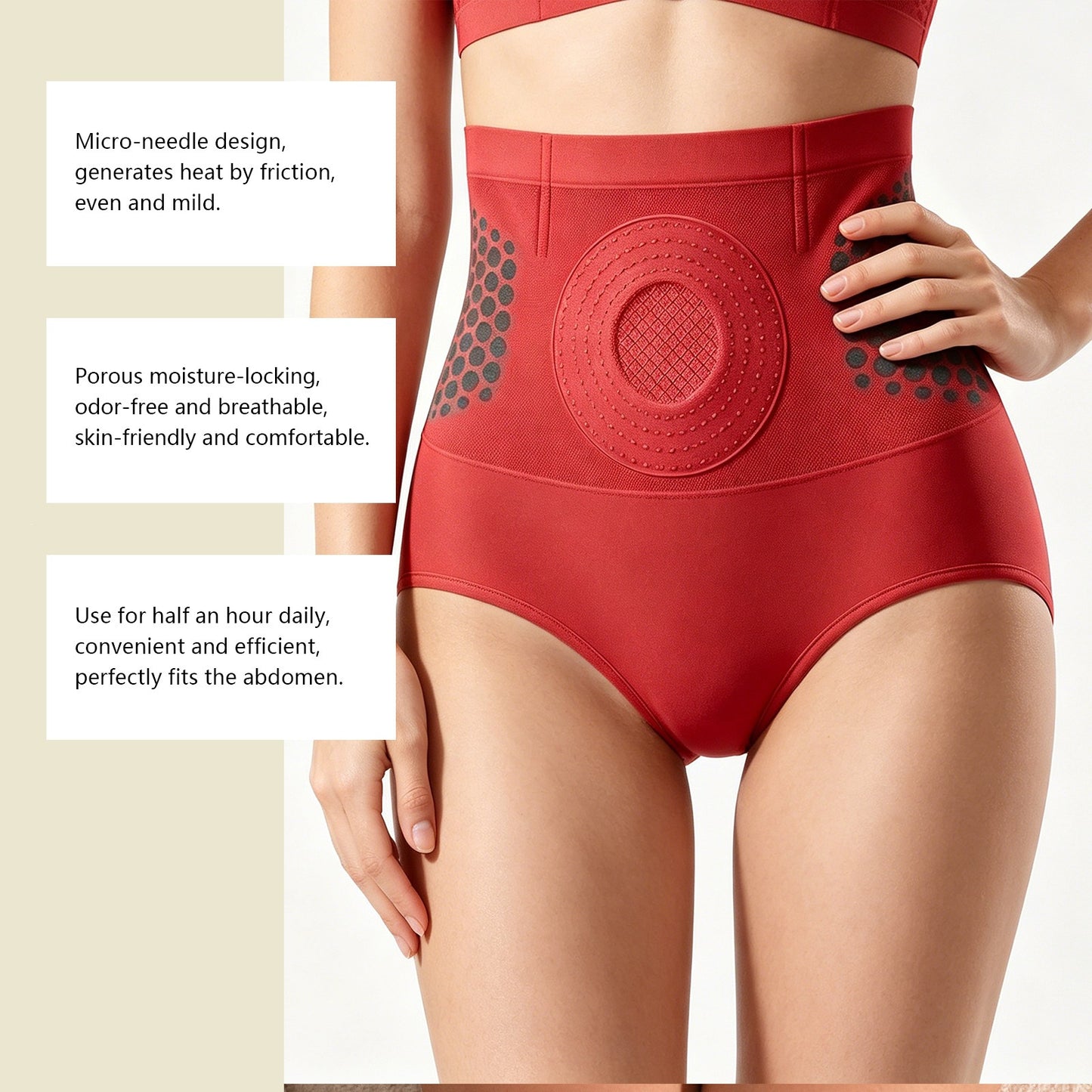Habit :Shorts taille haute pour femmes avec contrôle du ventre