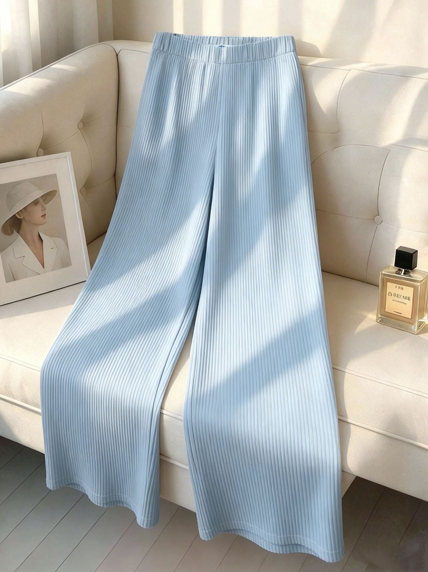 Habit :Ensemble deux pièces en dentelle plissée lâche