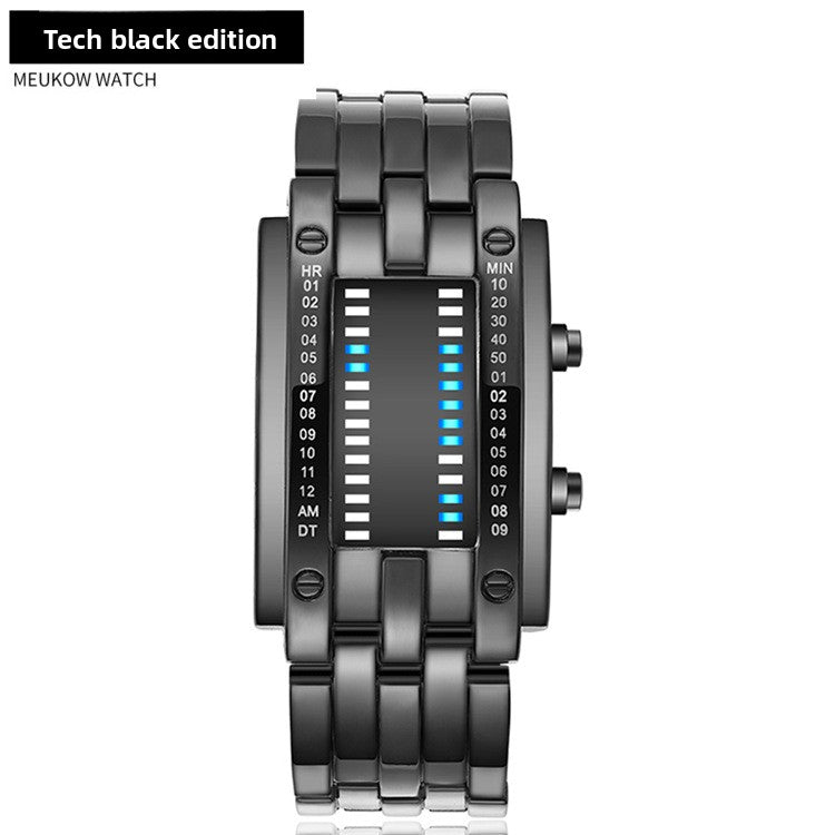 Montre-bracelet numérique à double affichage