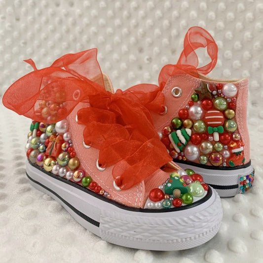 Chaussures montantes en toile pour enfants