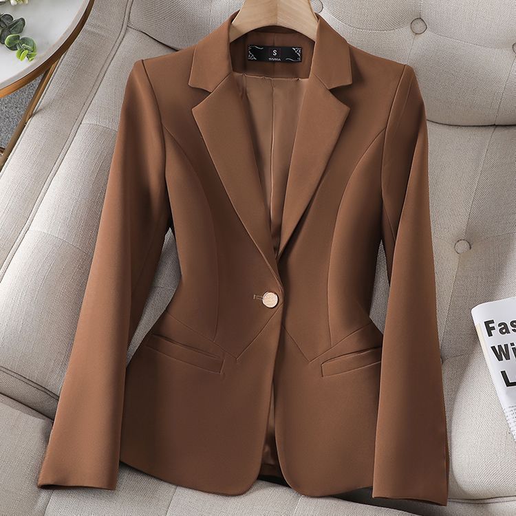 Veste blazer élégante cintrée à la taille
