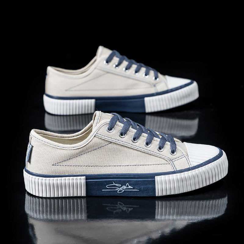 Chaussures décontractées basses en toile