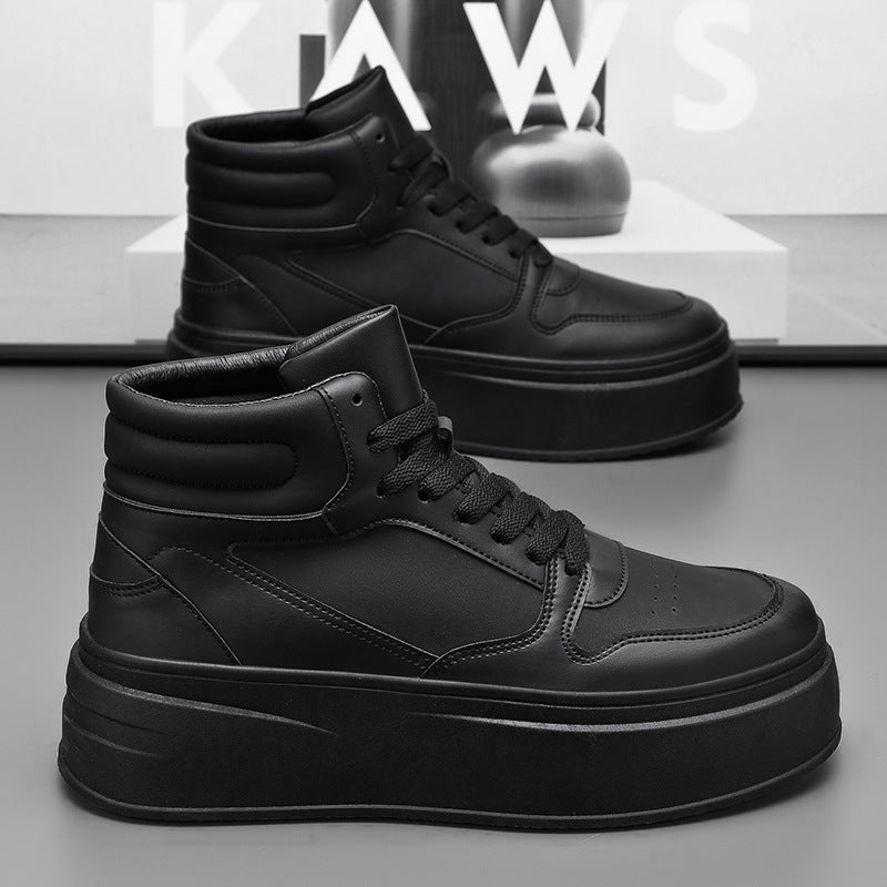Chaussures montantes à semelles épaisses pour hommes