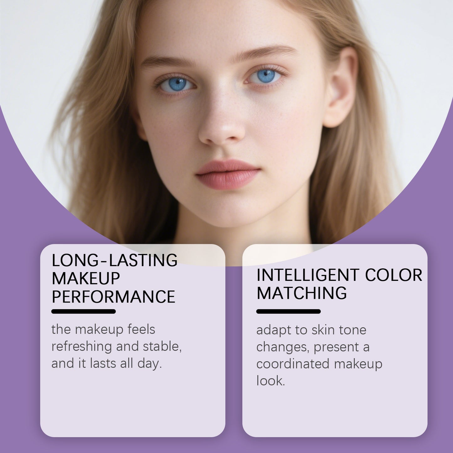 Ensemble de BB crème avec pinceau de maquillage