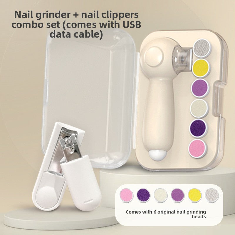 Lime à ongles rechargeable pour bébé avec veilleuse