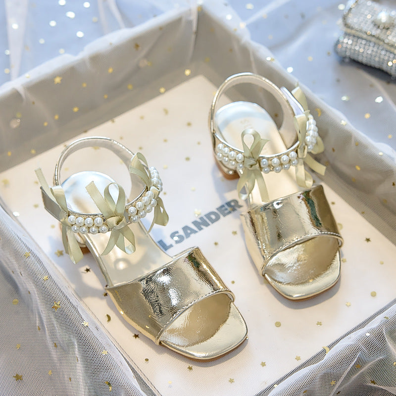 Sandales d'été pour filles style princesse